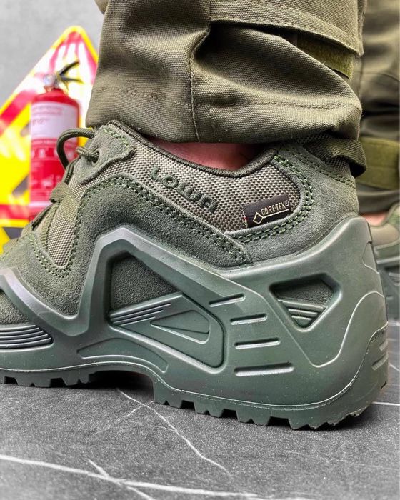 Lowa Zephyr GTX LO TF Olive Gore-Tex | Тактические кроссовки Лова | Военная обувь ВСУ