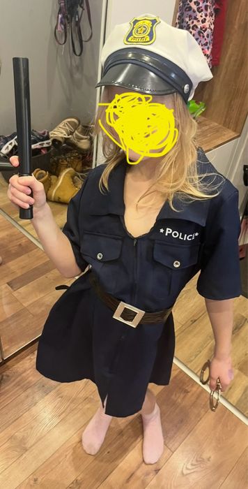 Stroj policjantki bal karnawalowy