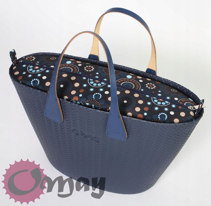 Organizer OBAG KNIT MINI Playa Mini chocomay granat 2 kieszenie OMAY