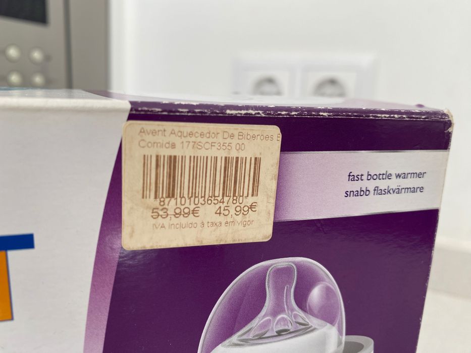 Aquecedor de biberões Philips Avent