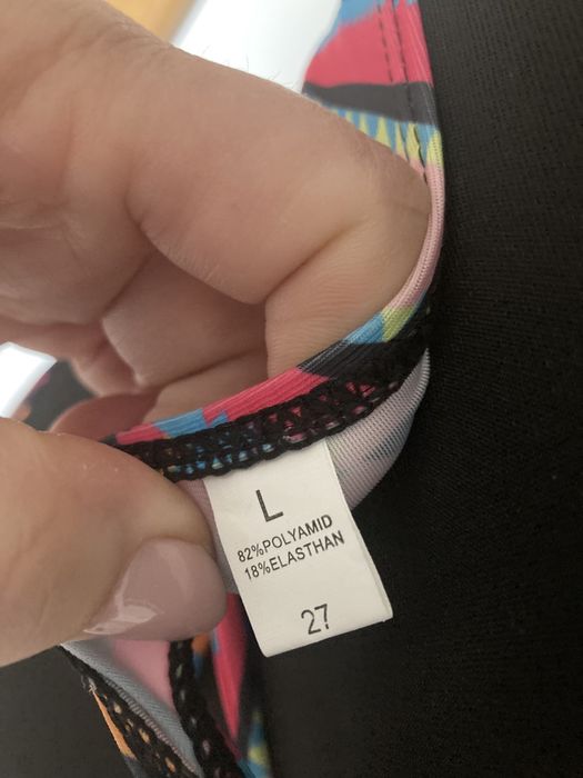 Nowy strój kąpielowy wielokolorowy dwuczęściowy