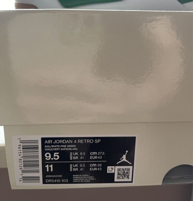 Buty Nike SB Air Jordan 4 Retro Pine Green 43