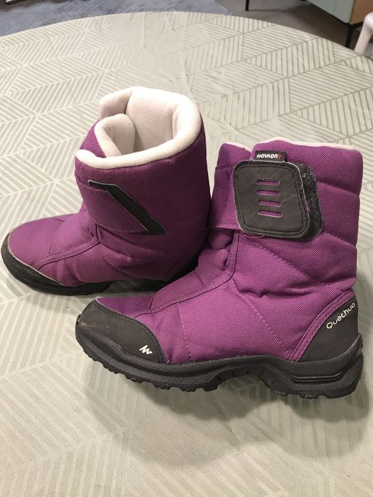 Buty sniegowce Quechua fioletowe r.31