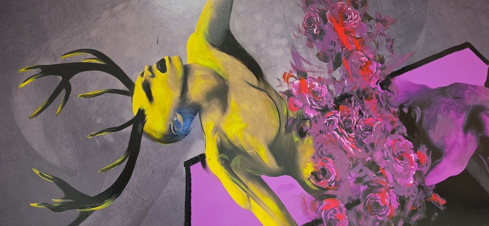 Quadro magnifico de 1.50m×2m do artista Marc Felten