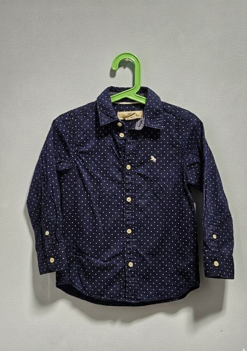 Granatowa koszula h&m 116 stan bdb