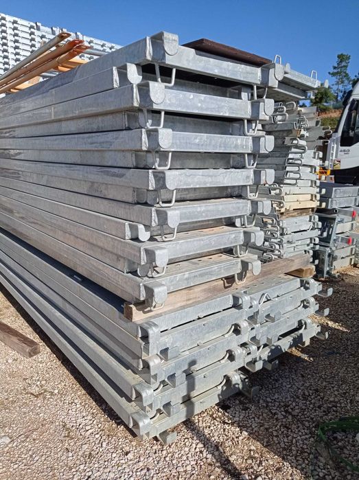 Plataforma Galvanizada C / Escada Para Andaime Europeu - Novo