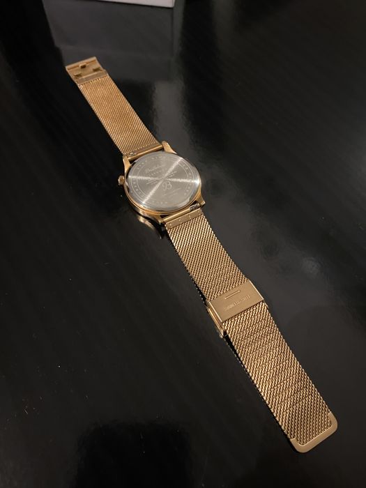 Relógio bronze rosa