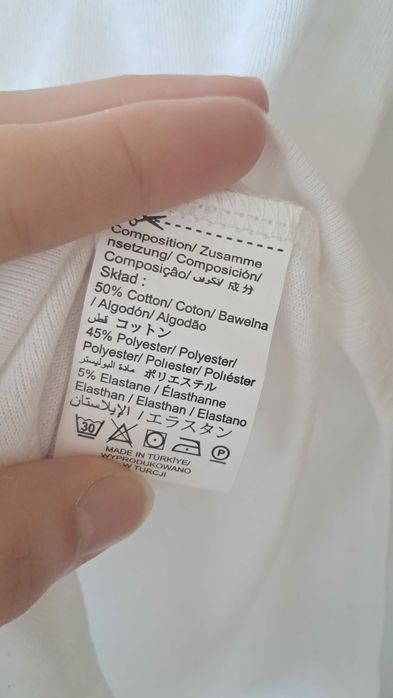 Białe body basic rozmiar XS