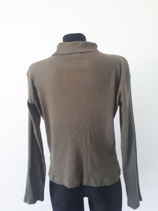 Khaki golf prążkowany S. 95% cotton