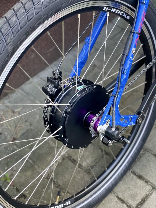 Rower elektryczny full-suspension
