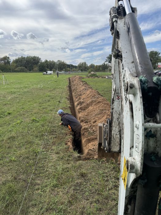 Uslugi minikoparki z operatorem minikoparka