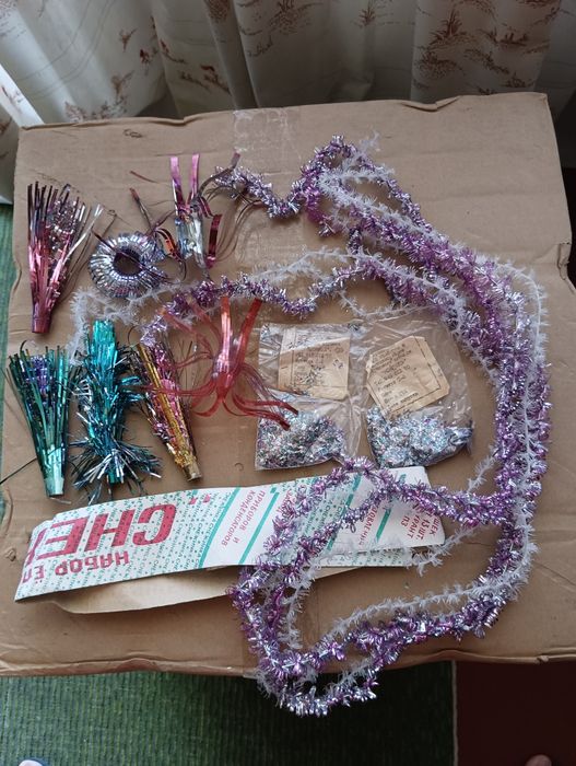 Ёлочные наборы СССР .Снежинка.Три комплектів 130 грн.