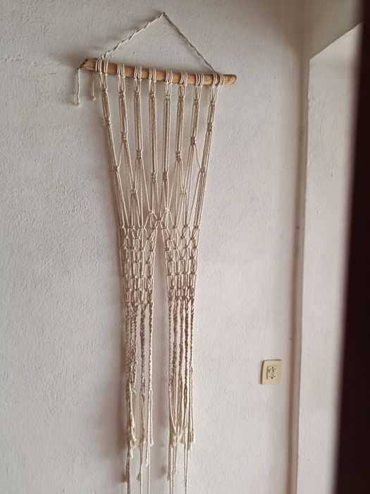 Macramé de parede rústico, estilo Boho Chic