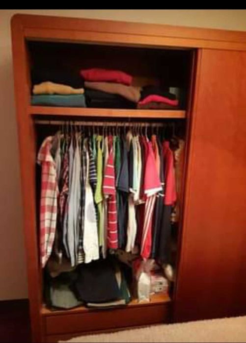 BAIXA DE PREÇO: Roupeiro Cerejeira por medida como novo