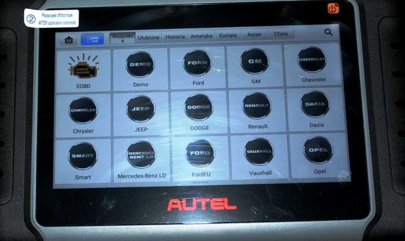 Autel MaxiPRO MP808S-TS TPMS tester diagnostyczny j,pl aktualizacja