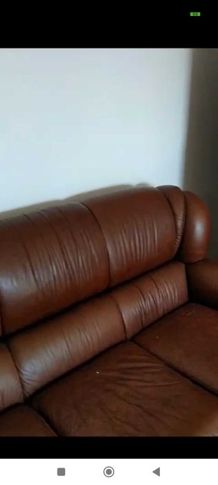 Móveis sala de estar: Sofás + Mesa c/ cadeiras + Móvel
