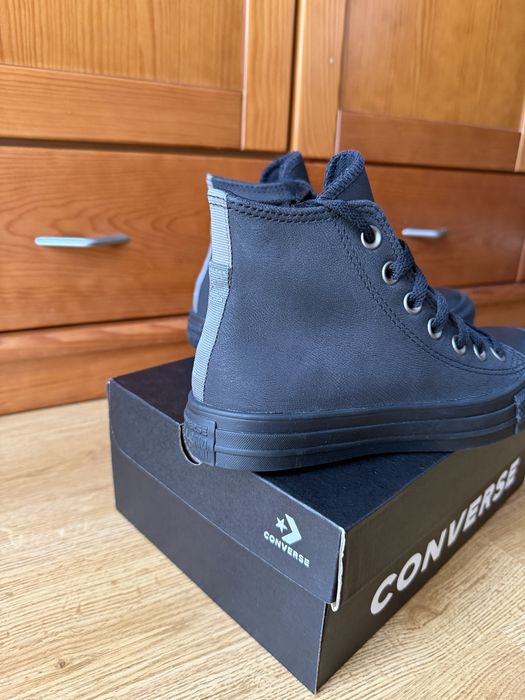All Star - Converse - cor Preto - em Pele - 36