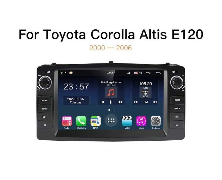 Магнітола Toyota Corolla E120 2000-2006 магнітофон Android