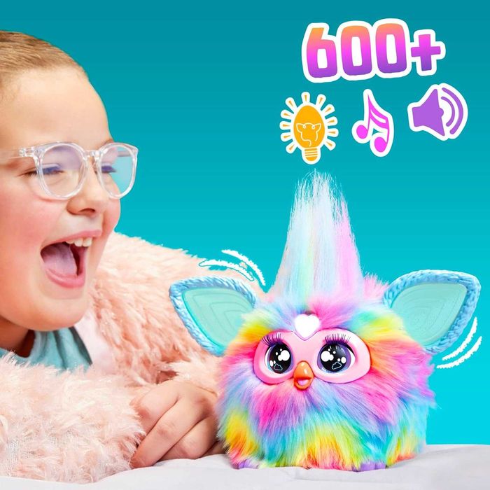 Оригінал Furby Tie Dye, Фербі Тай-Дай Райдужний Interactive Plush Toys