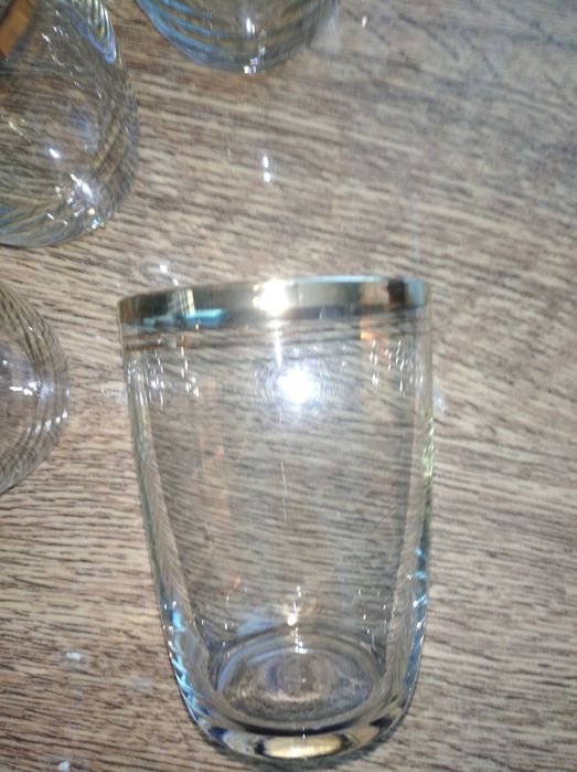 Вінтажні  стакани з позолотою 200мл.