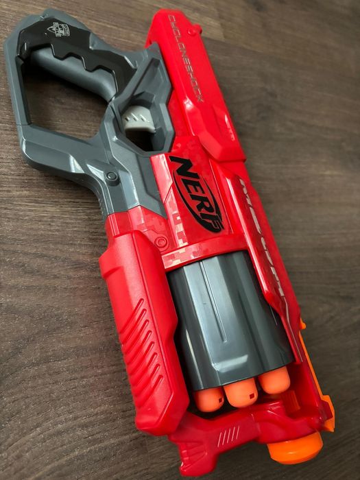 Pistola NERF
Mega Cycloneshock
6 balas
Hasbro
35x16