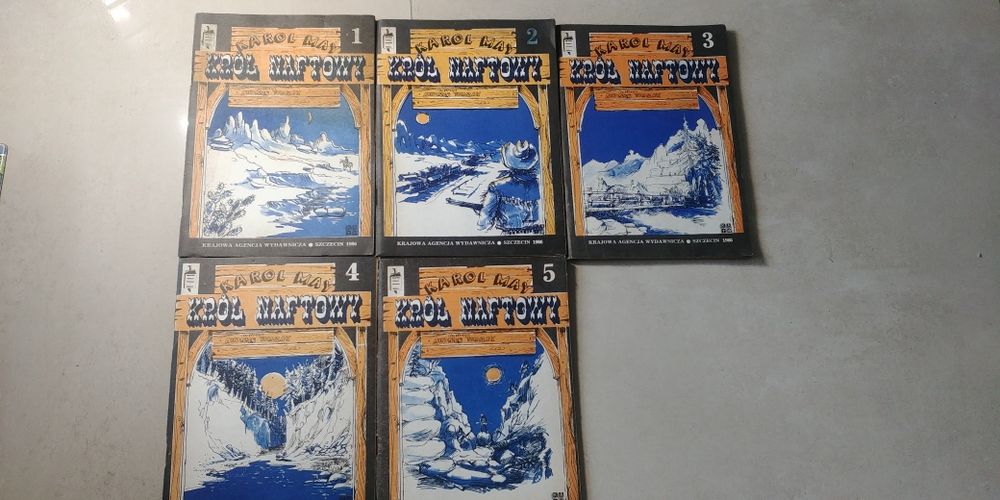 Komiks - Zestaw komiksów Karol May - Król Naftowy
