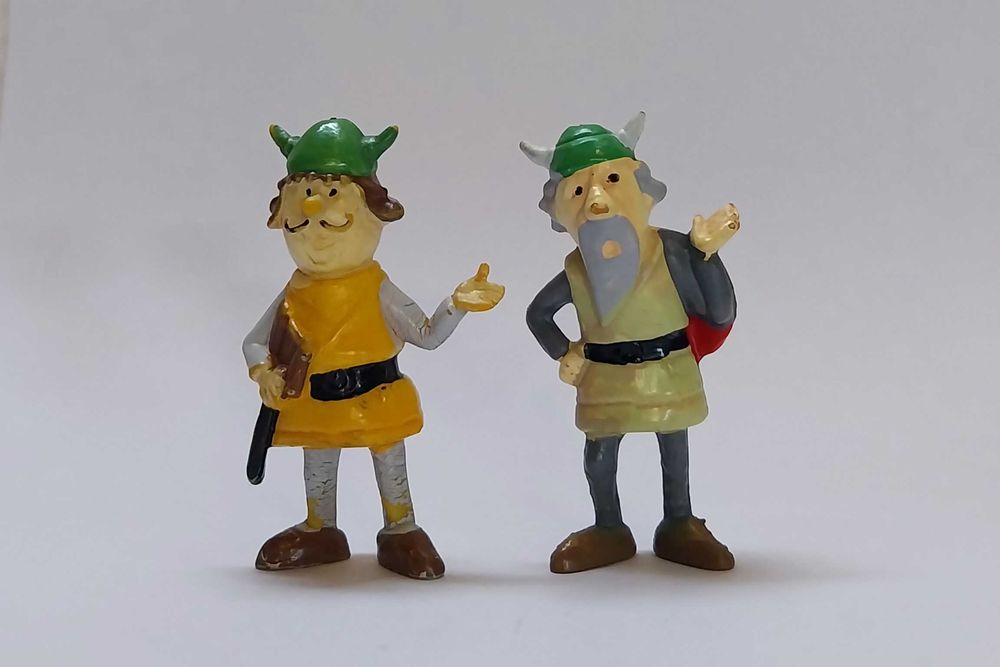 Bonecos do Wickie, o Viking, em pvc