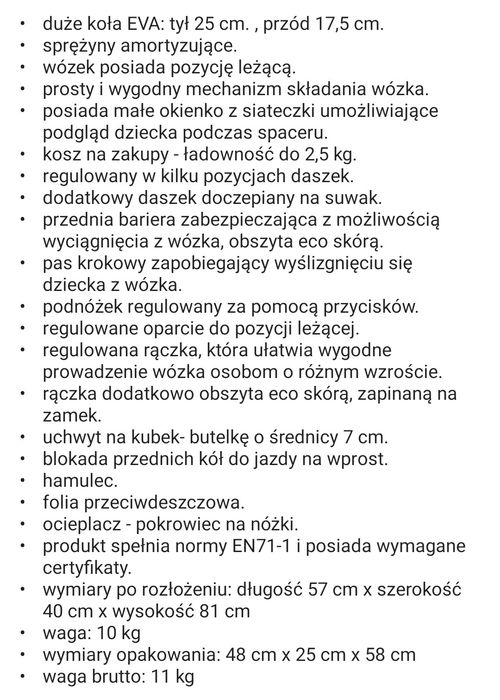 Wózek spacerowy Summer Baby