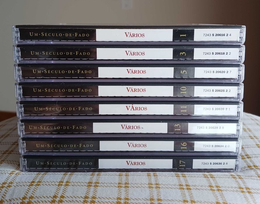 Lote de CD's de FADO Antigos - Ediclube