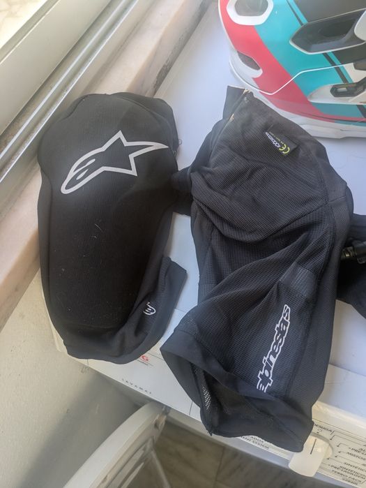 Material de proteção enduro downhill btt