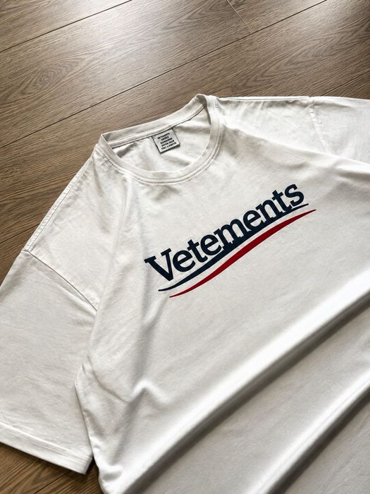 Футболка Vetements біла, розмір XL
