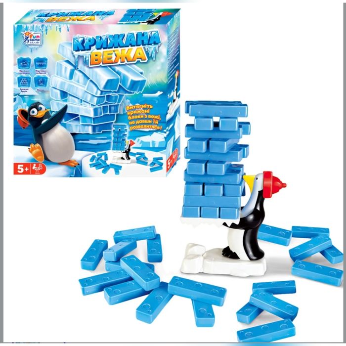 Змагання пінгвінів Крижана вежа джанга башня, Влучні сніжки настільна