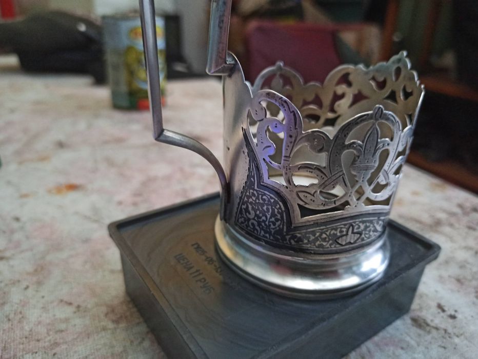 Подстаканник Кубачи серебро