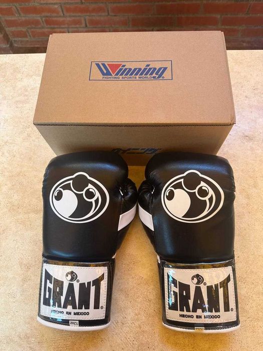 Rękawice bokserskie Grant 8 oz nowe boks kickboxing boks tajski sznurowane