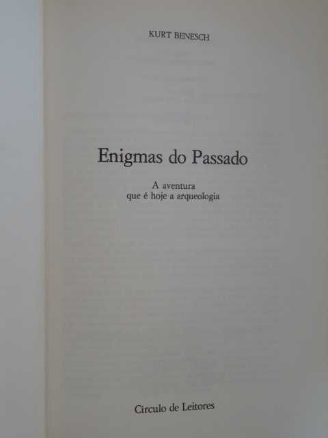 Enigmas do Passado de Kurt Benesch