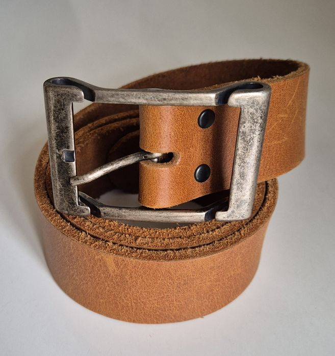 PASEK skóra naturalna roz. 90 made in italy