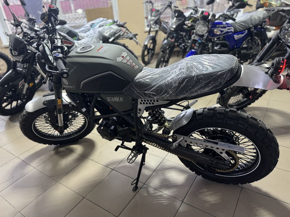 Мотоцикл GEON Scrambler, 250cc. Доставка.