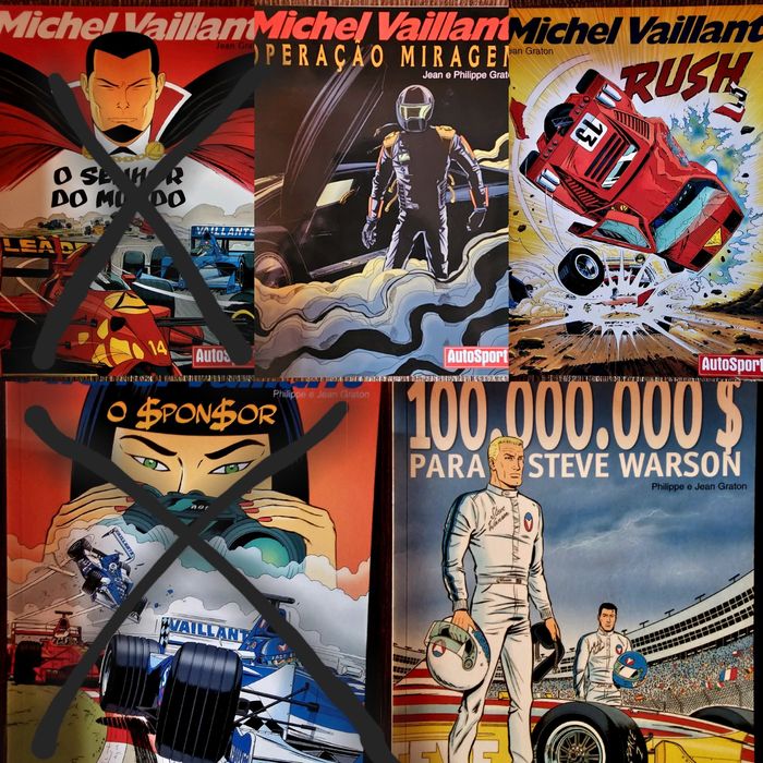 Livros de Banda desenhada LUCKY LUKE e B.D. MICHEL VAILLANT autosport