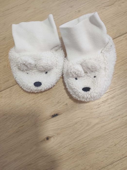 Ciepłe skarpetki, kapcie, rozmiar 15-18, śliczne misie