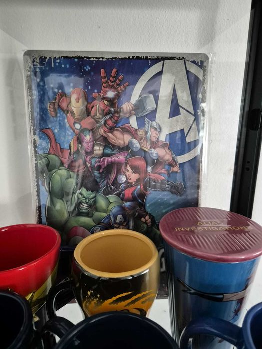 Canecas Marvel Coleção completa