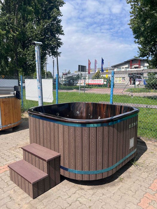 BALIA od Ręki Wkład Akryl AQUANEXTO 202cm x 202cm Bania Jacuzzi Piec Zewnętrzny