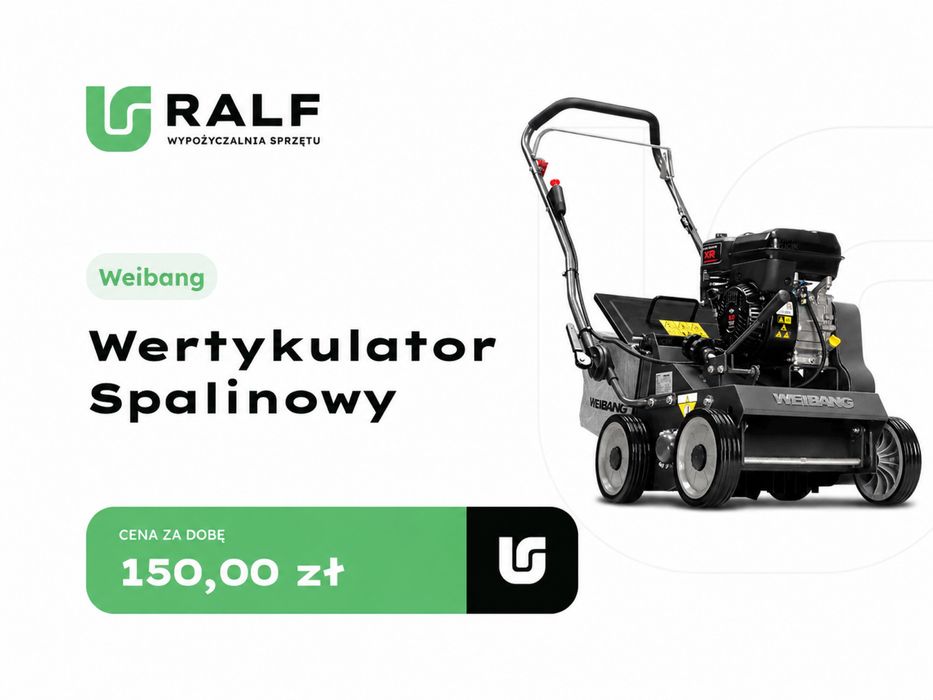 Potężny wertykulator spalinowy Weibang