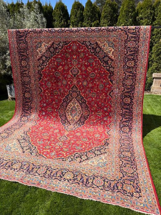 Nowy Dywan Vintage Kaszmirowy Perski Iran Keshan 400x290 NAJTANIEJ W PL