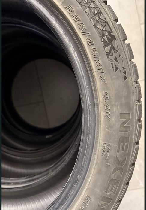 Opony zimowe 225/45R17  Nexen   Montaz. Wulkanizacja