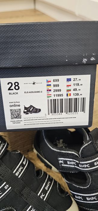 Sandały Polo Club r. 28 dł.wkładki 18,9 cm