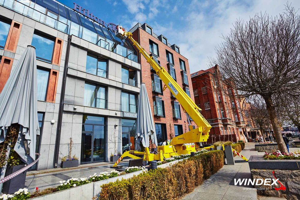 Podnośnik koszowy, nożycowy, zwyżka - WYNAJEM - Koszalin - Windex