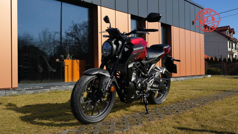 HONDA CB125R kat. B - WYNAJEM - od 149 zł/doba, od 109 zł/4h