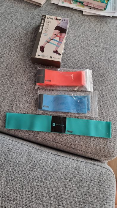 Taśmy oporowe mini band 3 szt. zestaw