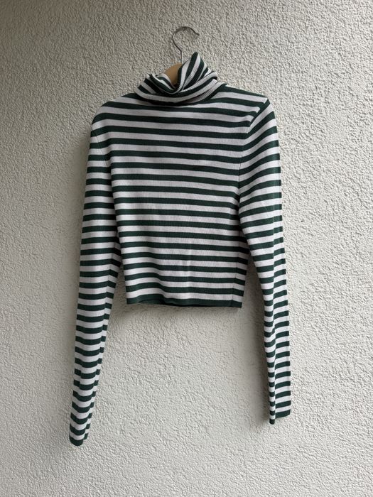 Golf w paski o krótszym kroju zara S