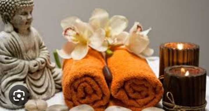 Massagem relaxante .Saude e bem estar.